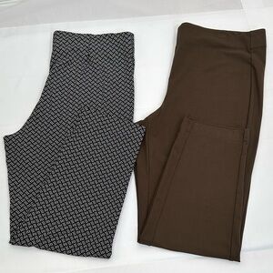 J.Jill Stretch Pants Bundle Set Of 2 Wearever Collection Size L